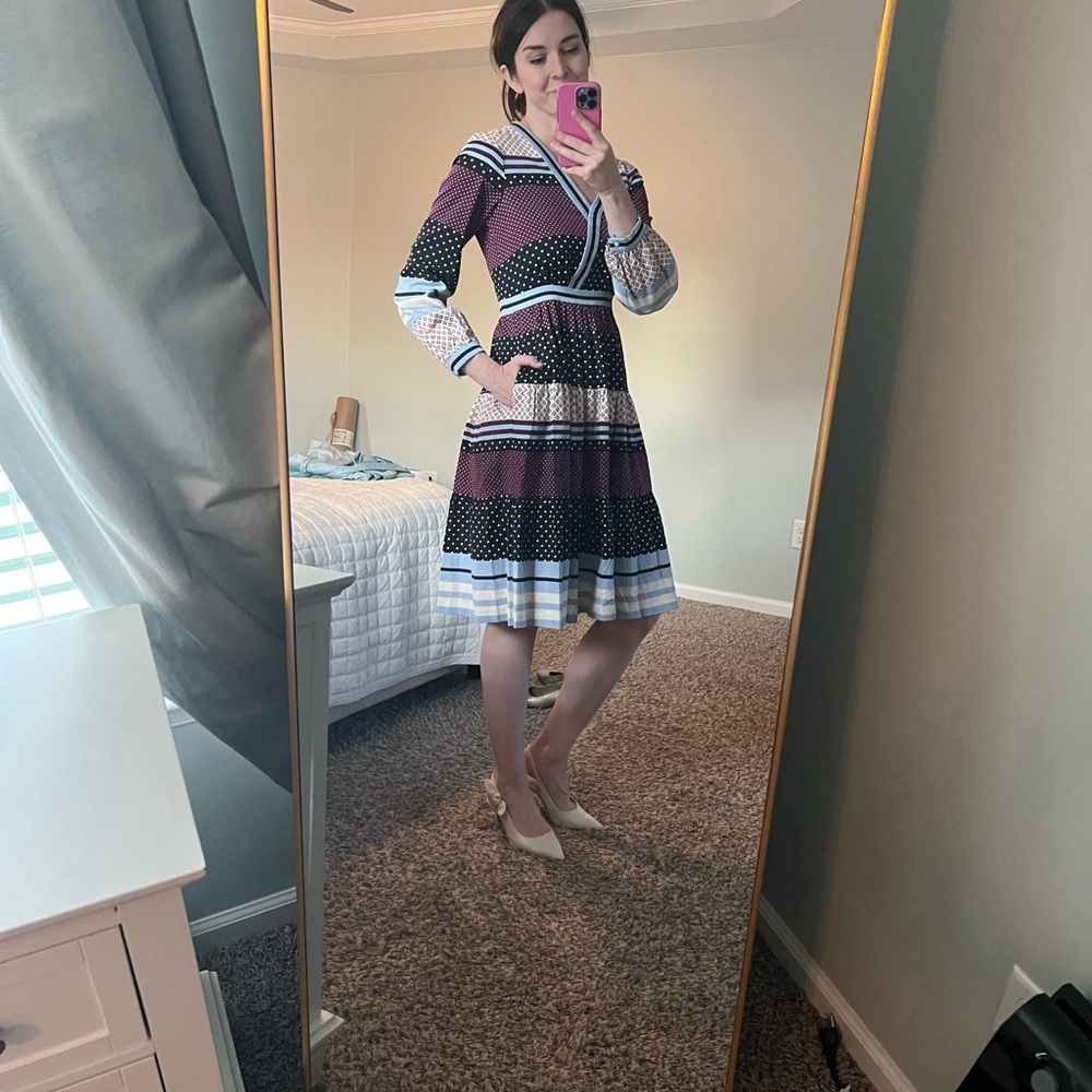 Gal meets glam Polka Dot and Striped Women's Dress